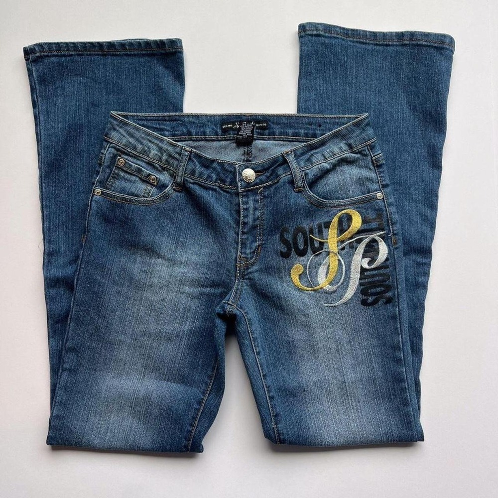 South Pole Vintage Bootcut Low Rise Jeans